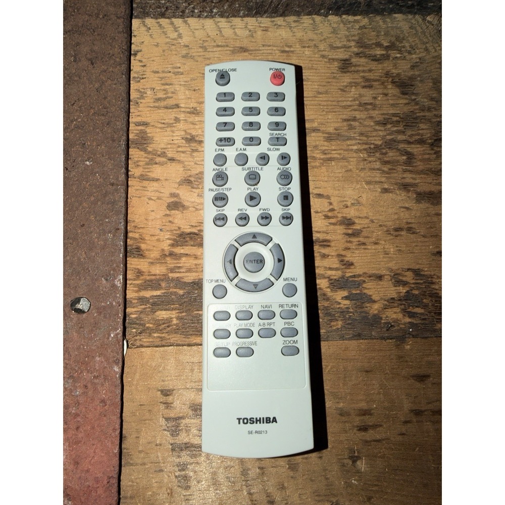 Toshiba SE-R0213 DVD Player Remote‎ Control Genuine OEM
